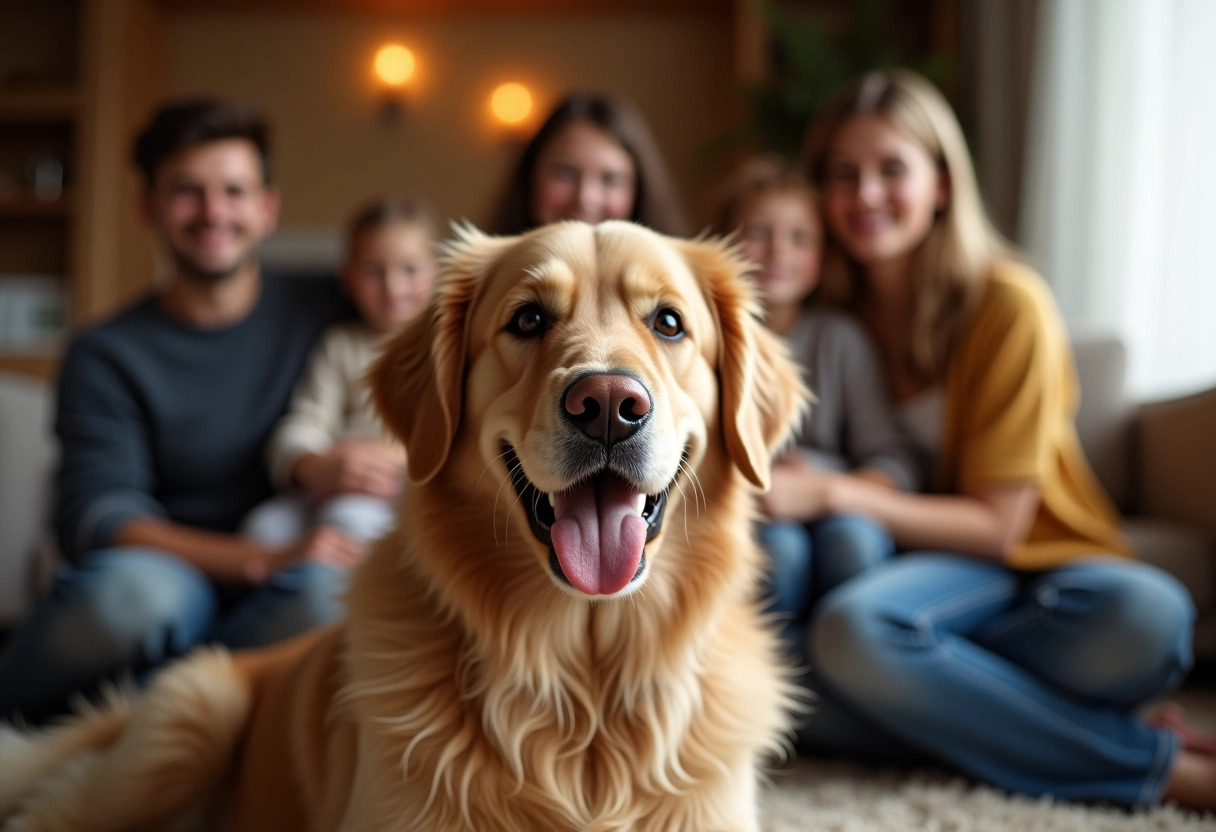 chien famille