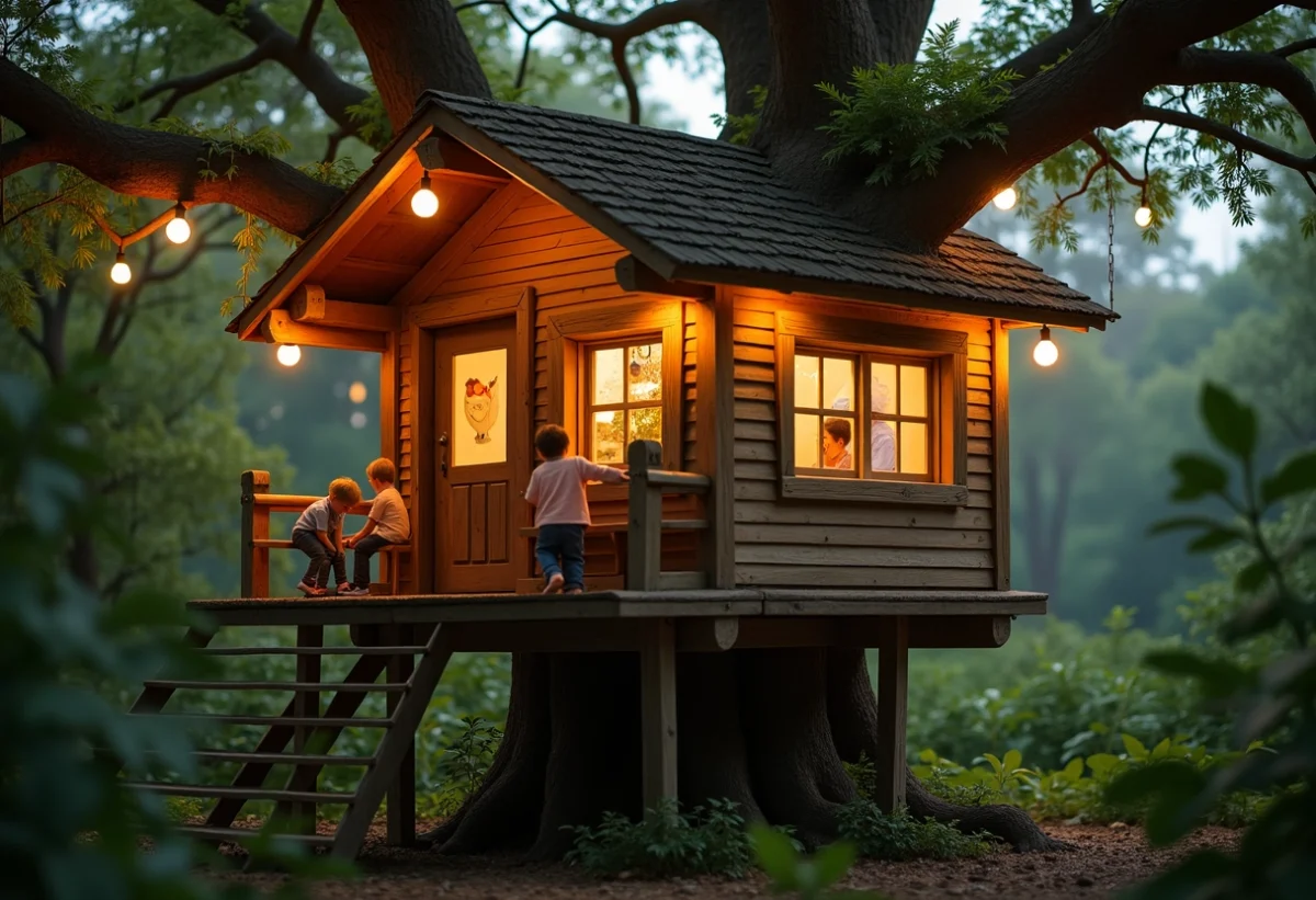 cabane enfant jeu